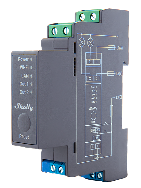 Shelly Pro 2 Relais