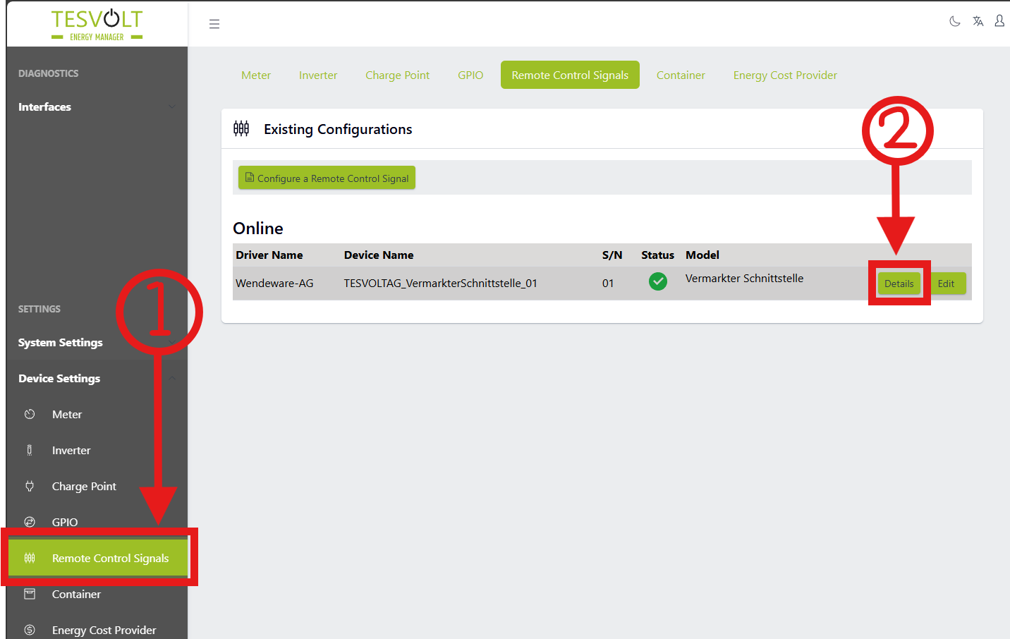 Beispiel für Gruppen